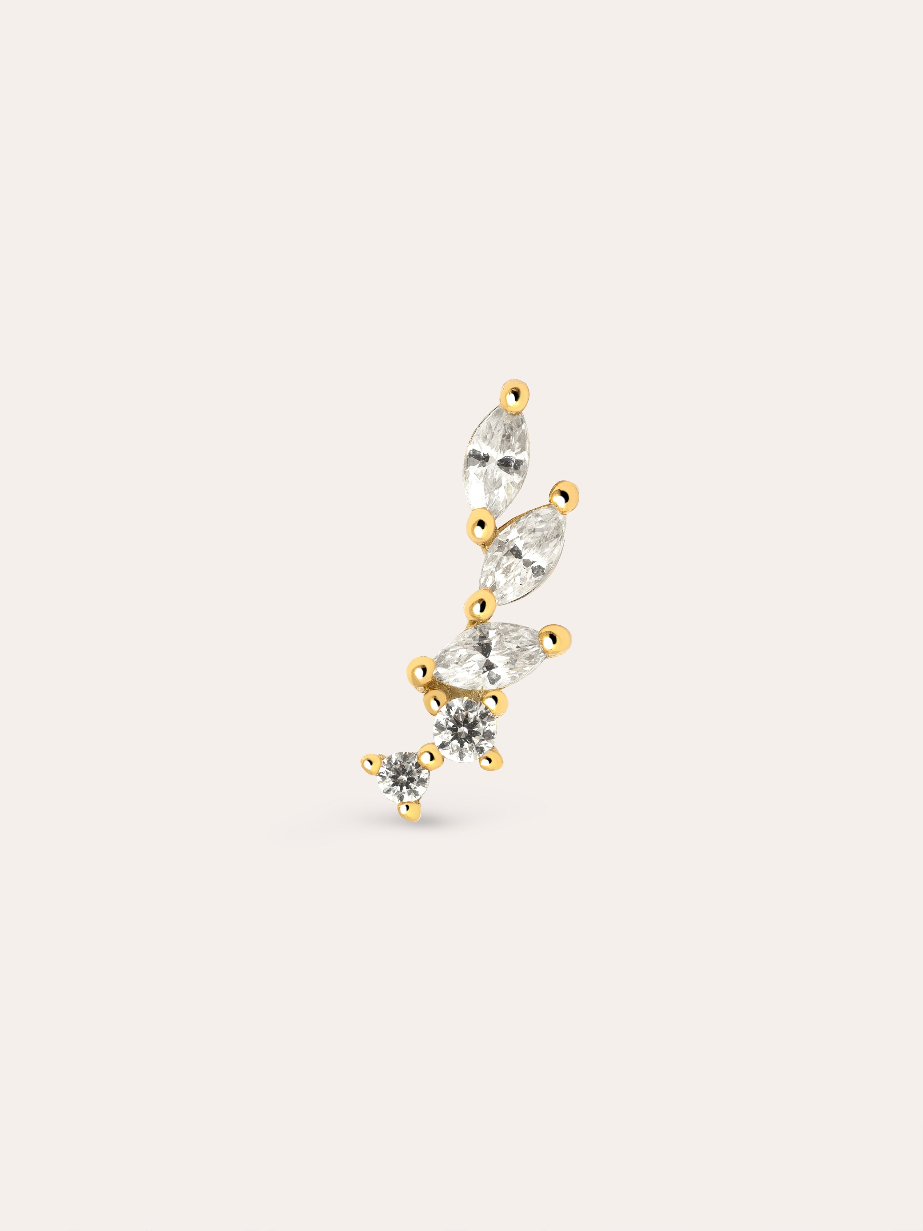 Angel Gold Single Earring 