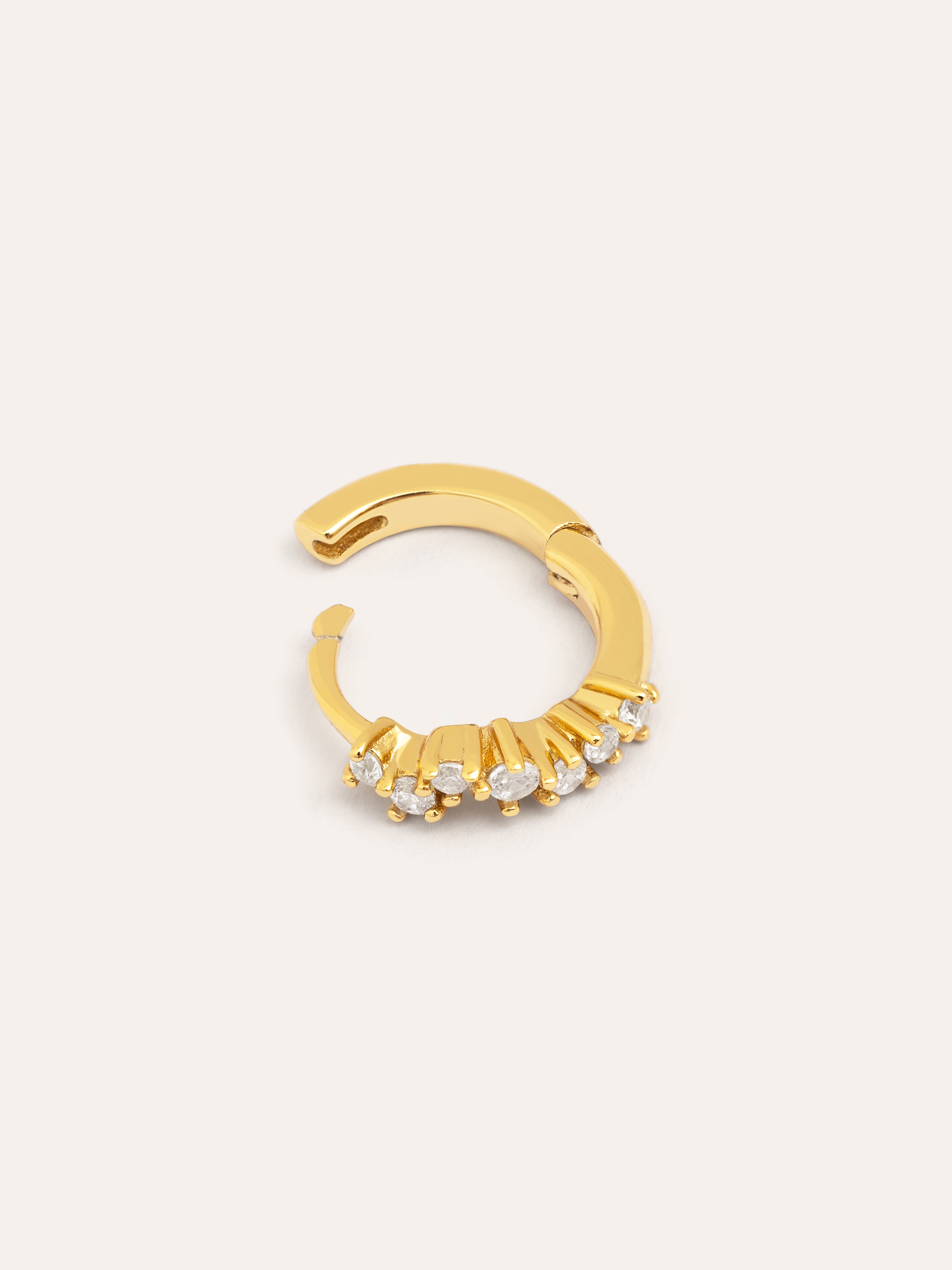 Cleo Spark Gold Hoop Earrings 