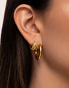 Dune Gold Hoop Single  Earring