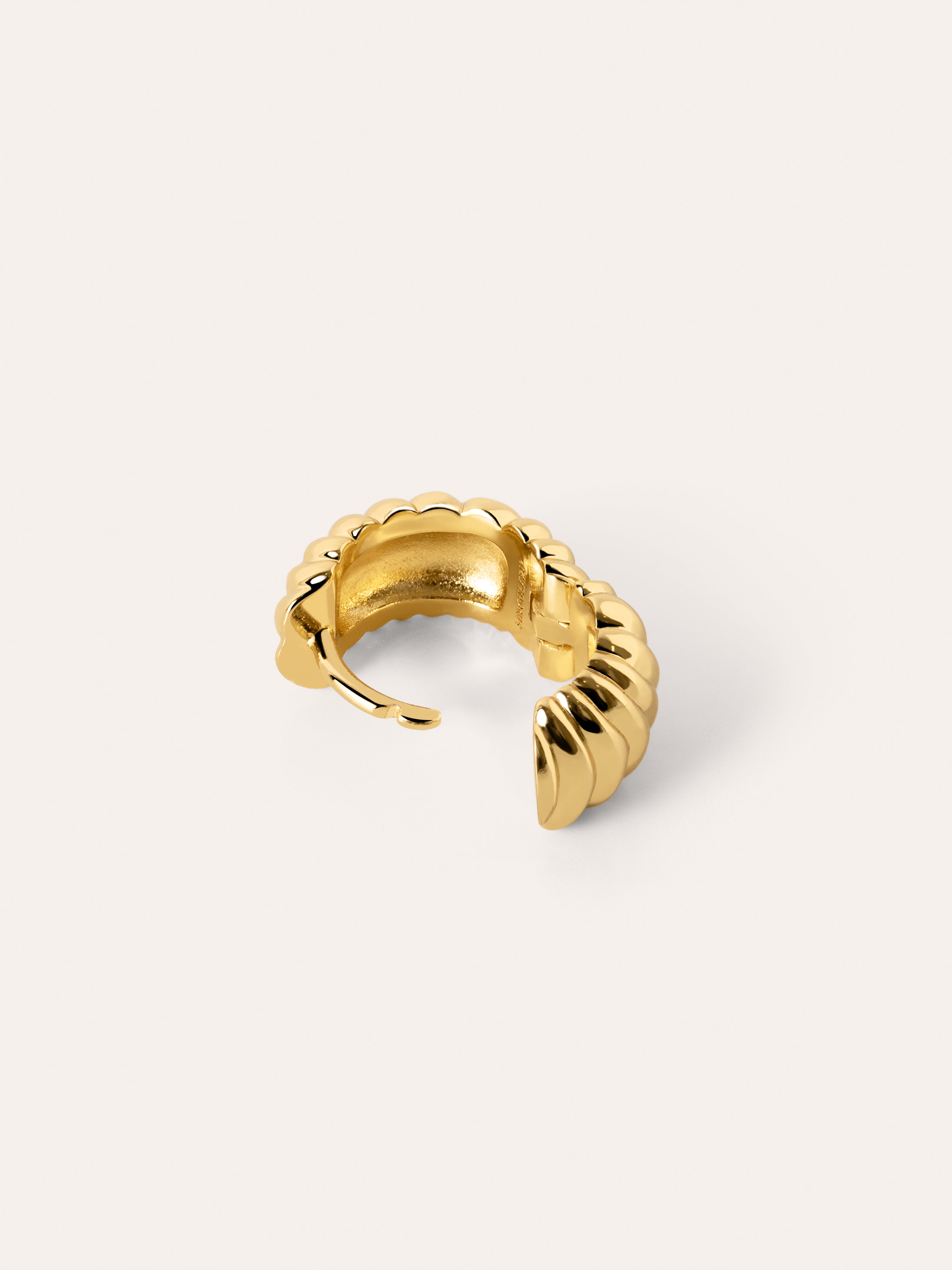 Dune Gold Hoop Single  Earring