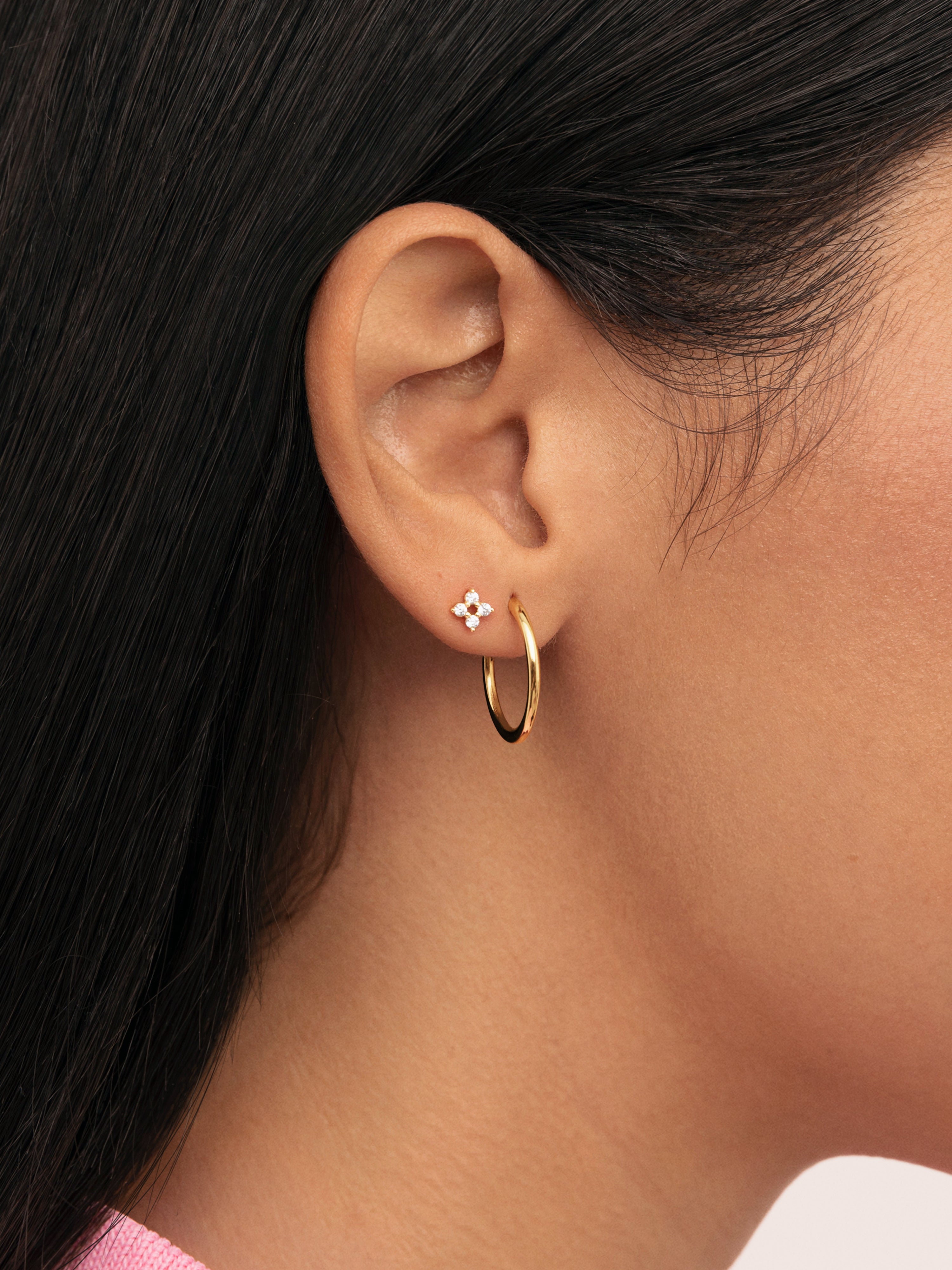 Astrela Gold Single Earring