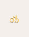 Bike Gold Single Earring