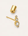 Imagen detalle de Bubbles Spark Einzelner Ohrring mit Goldbeschichtung