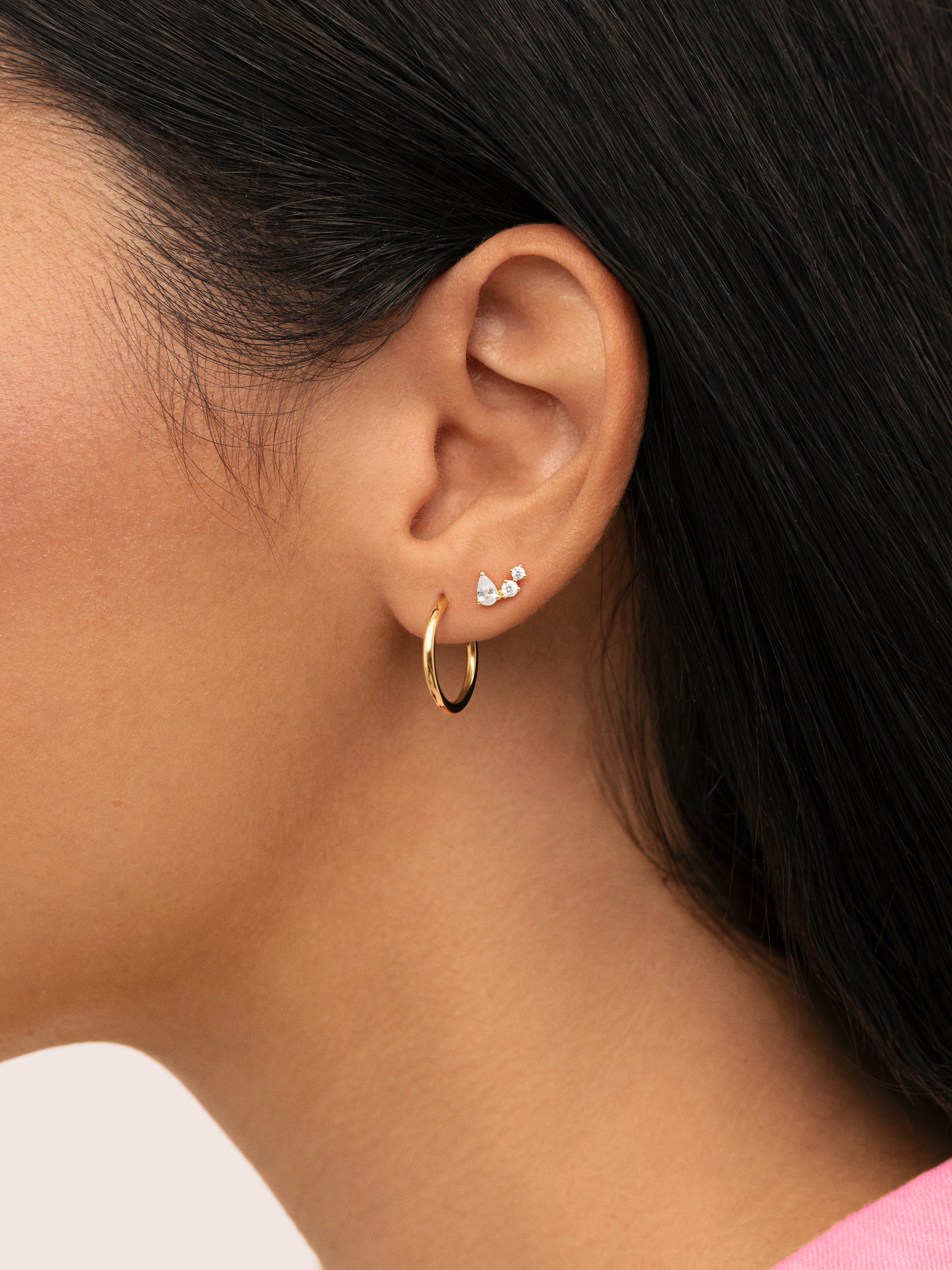 Celeste Gold Single Earring