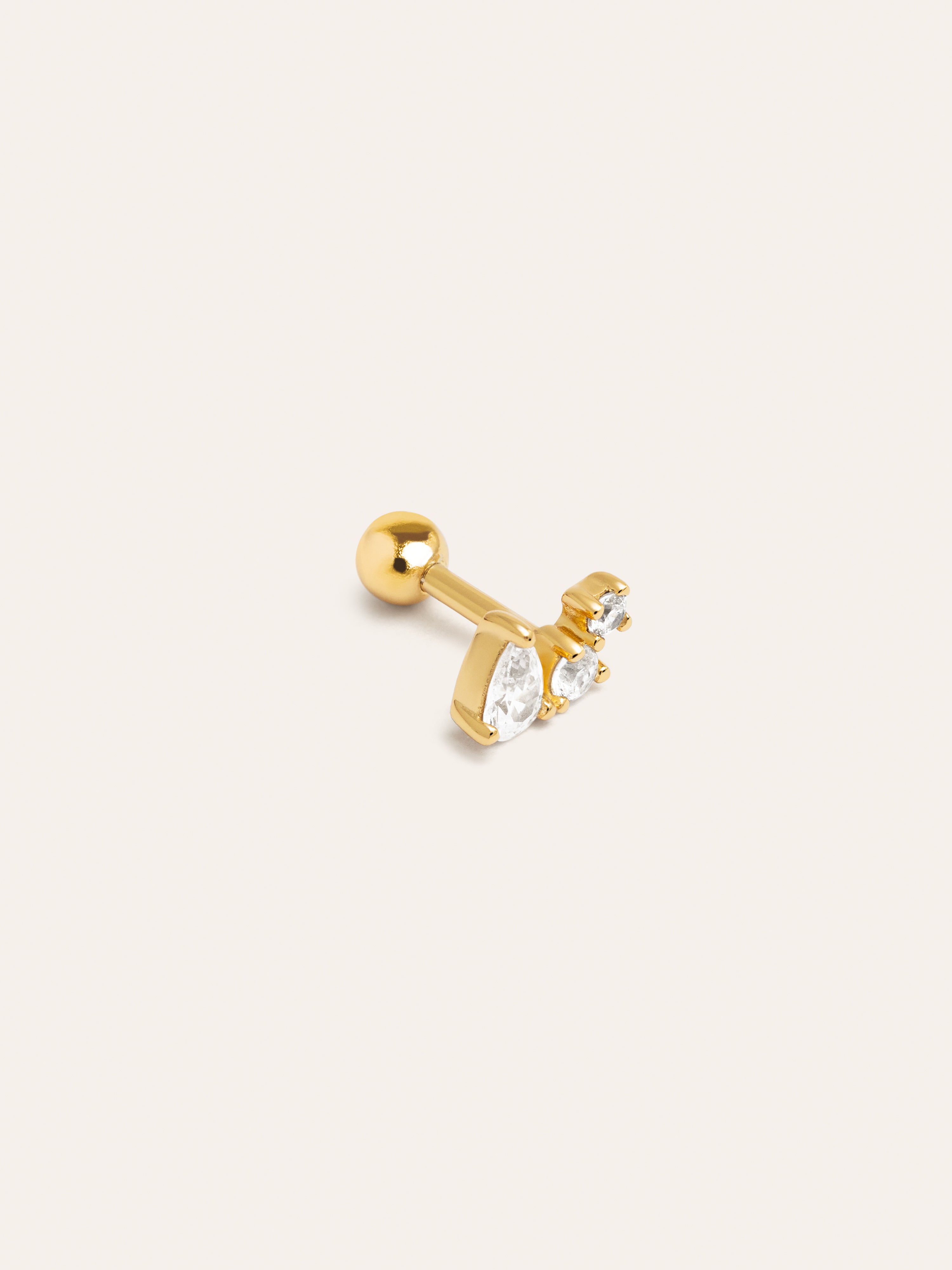 Celeste Gold Single Earring
