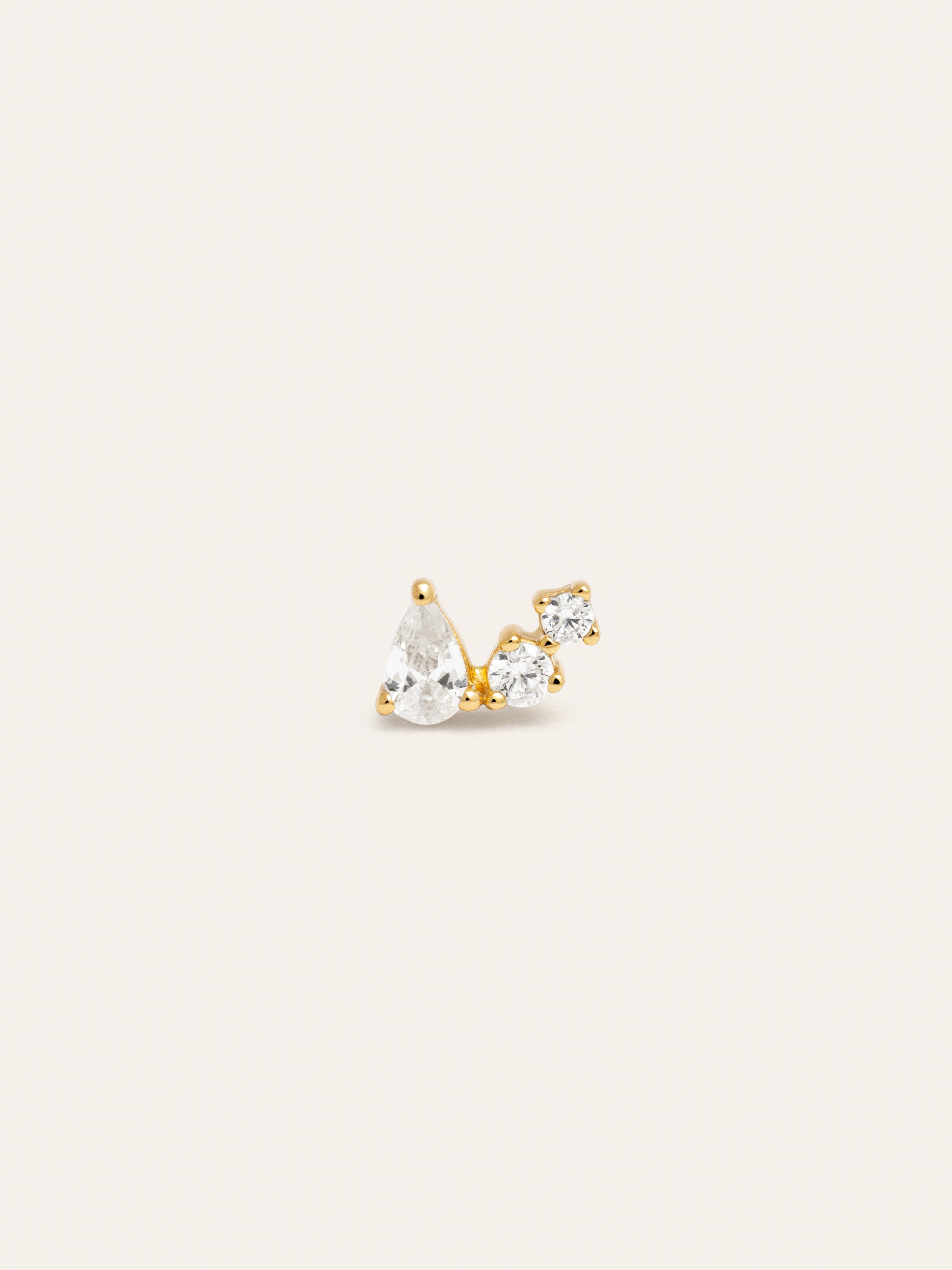 Celeste Gold Single Earring