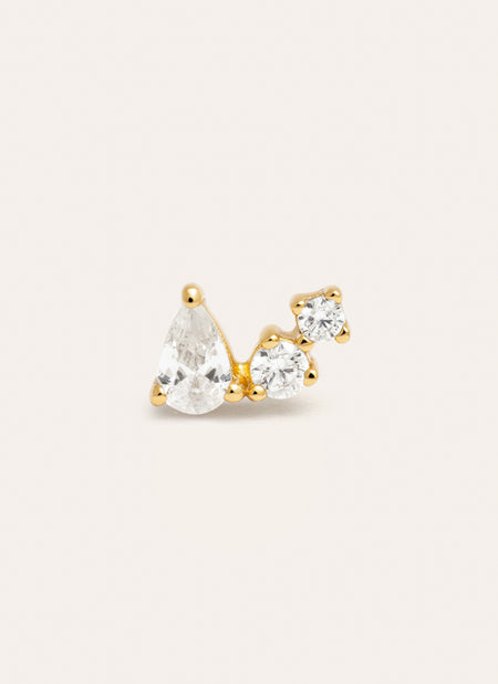Celeste Gold Single Earring
