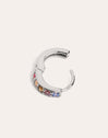 Cleo M Colors Silver Hoop Single Earring