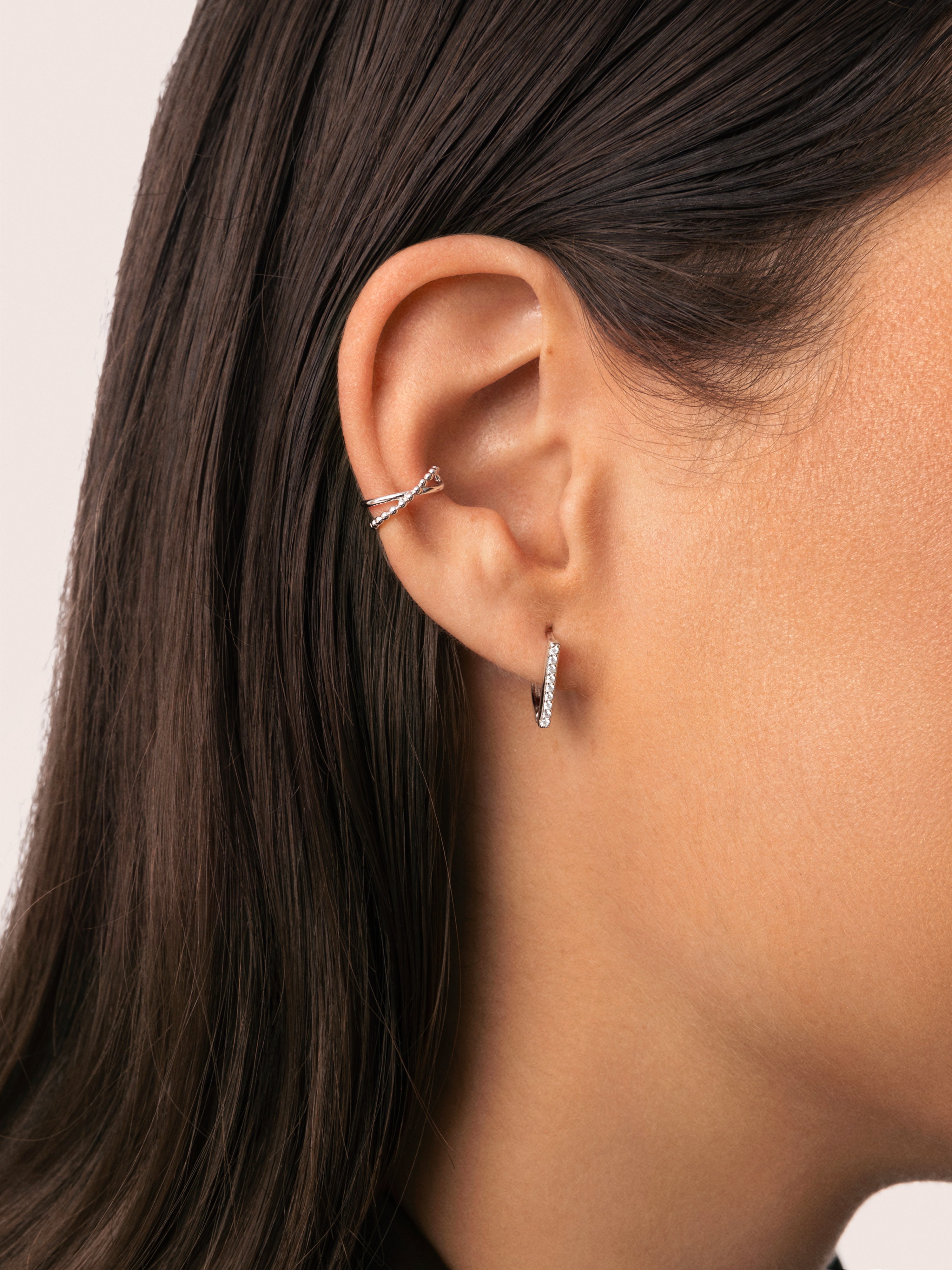 Ear Cuff Nina Einzelner Ohrring Silber 