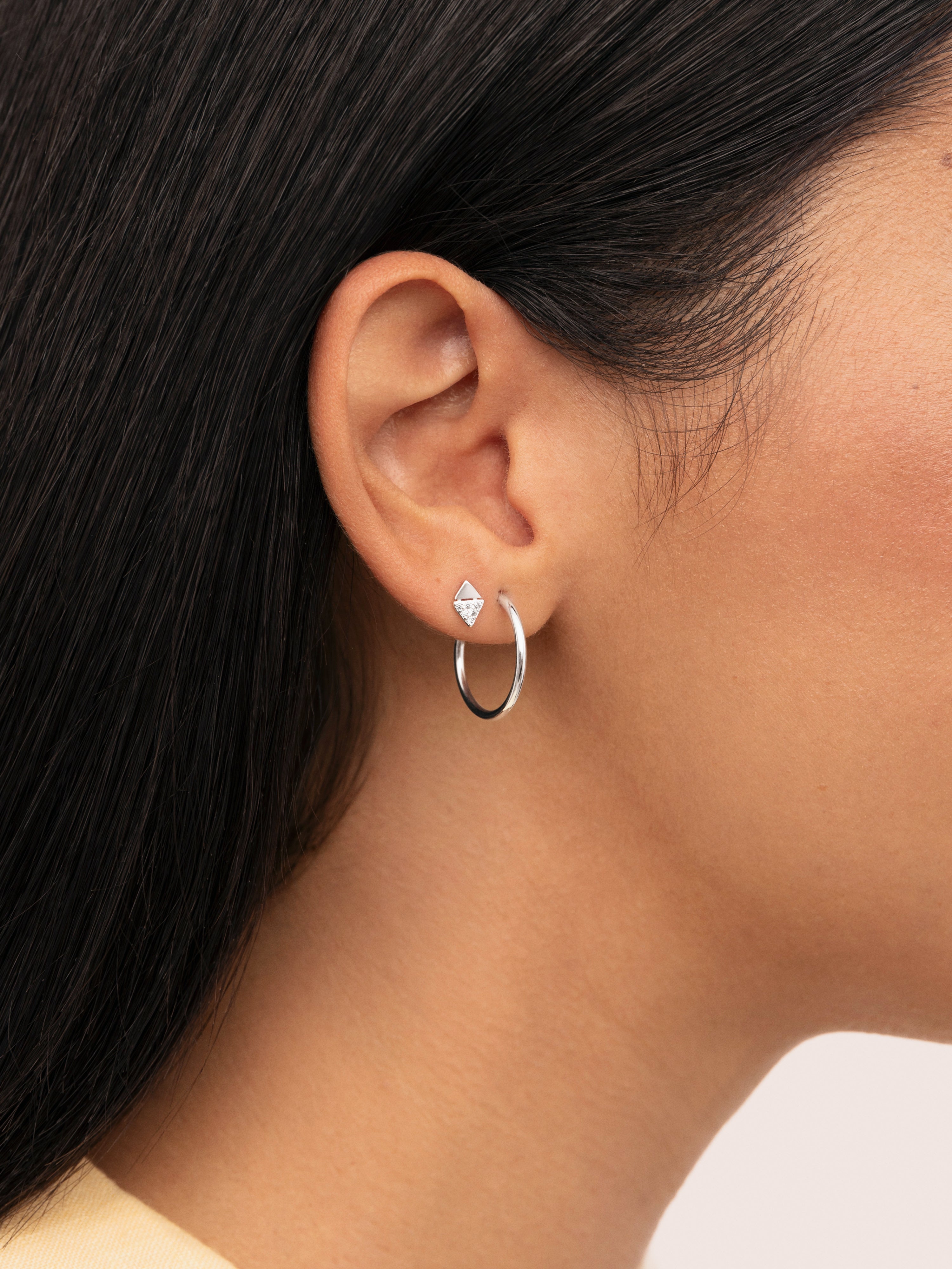 Pendiente Suelto Egypt Plata