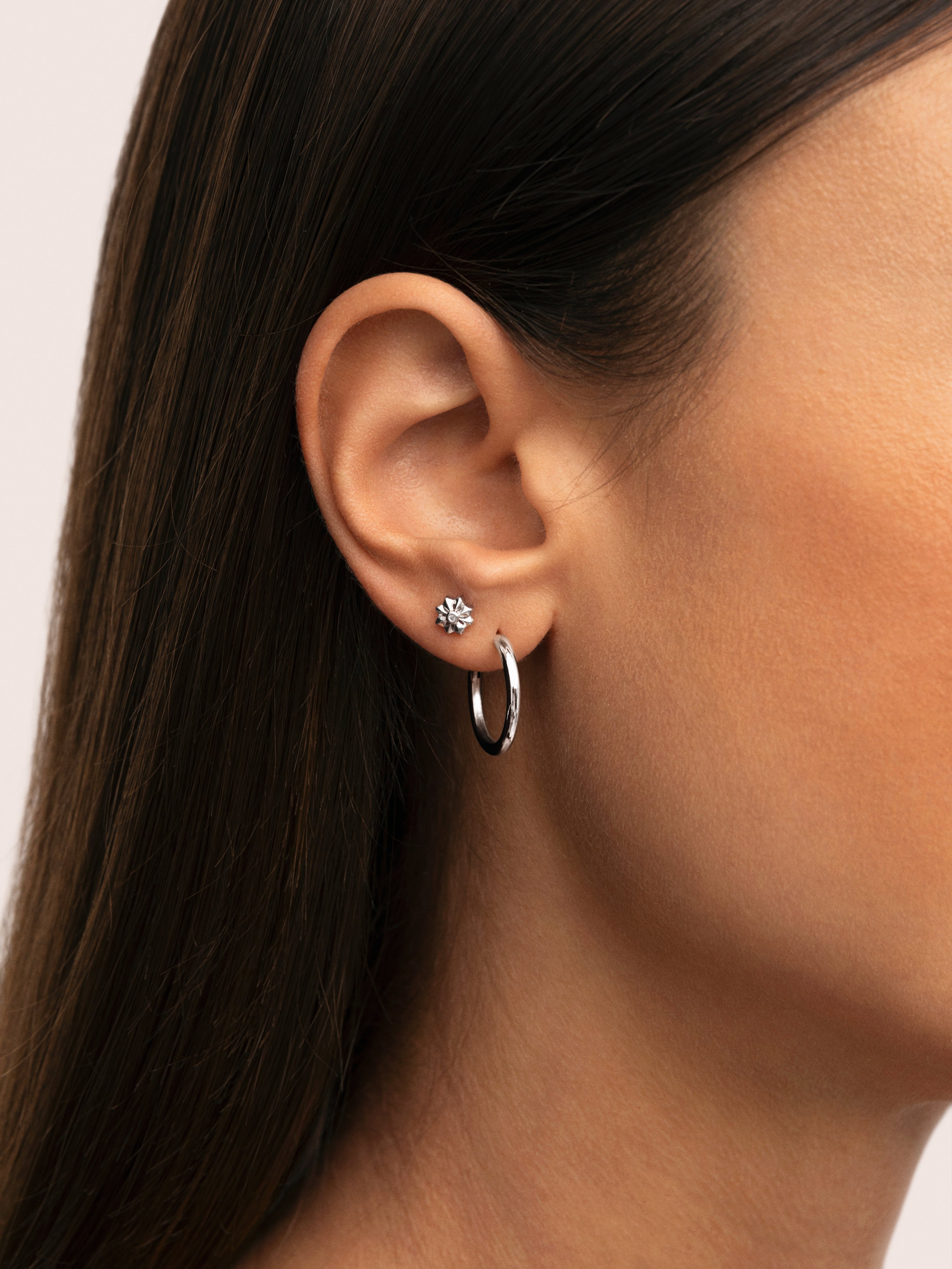 Florencia Einzelner Ohrring Silber