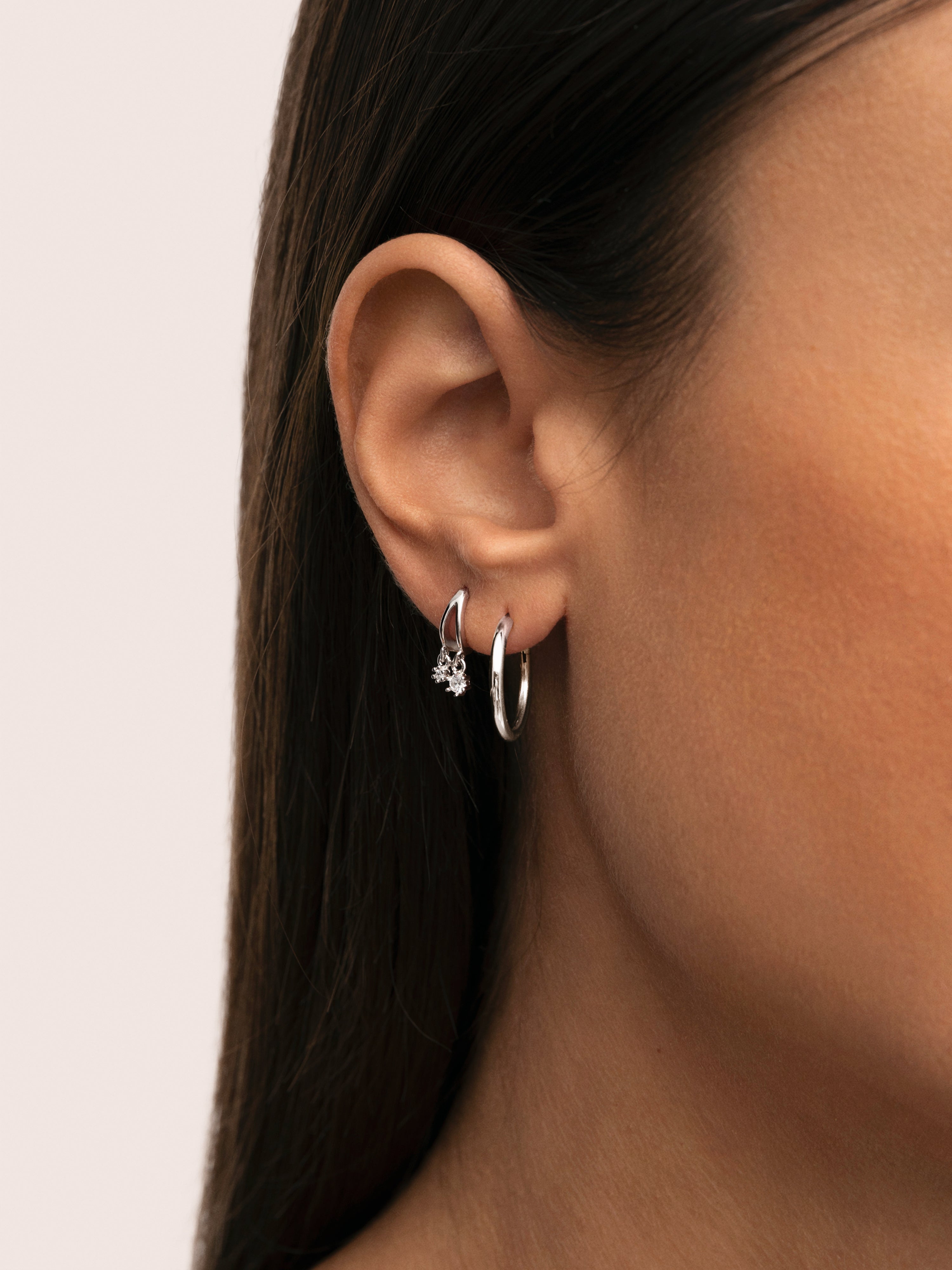 Pendiente Suelto Luzia Plata