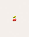 Small Cherry Gold Single Earring 
