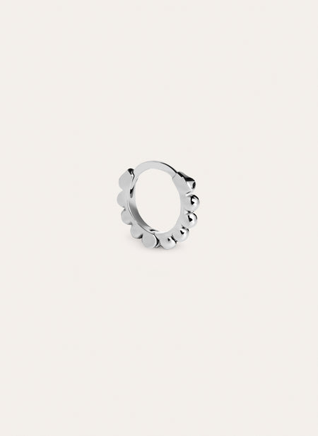 Single Pebbles S Earring Stainless Steel