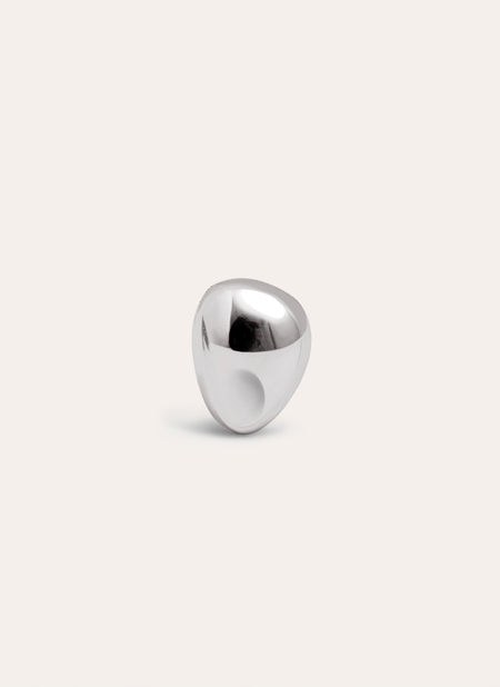 Pebble Einzelohring Silber