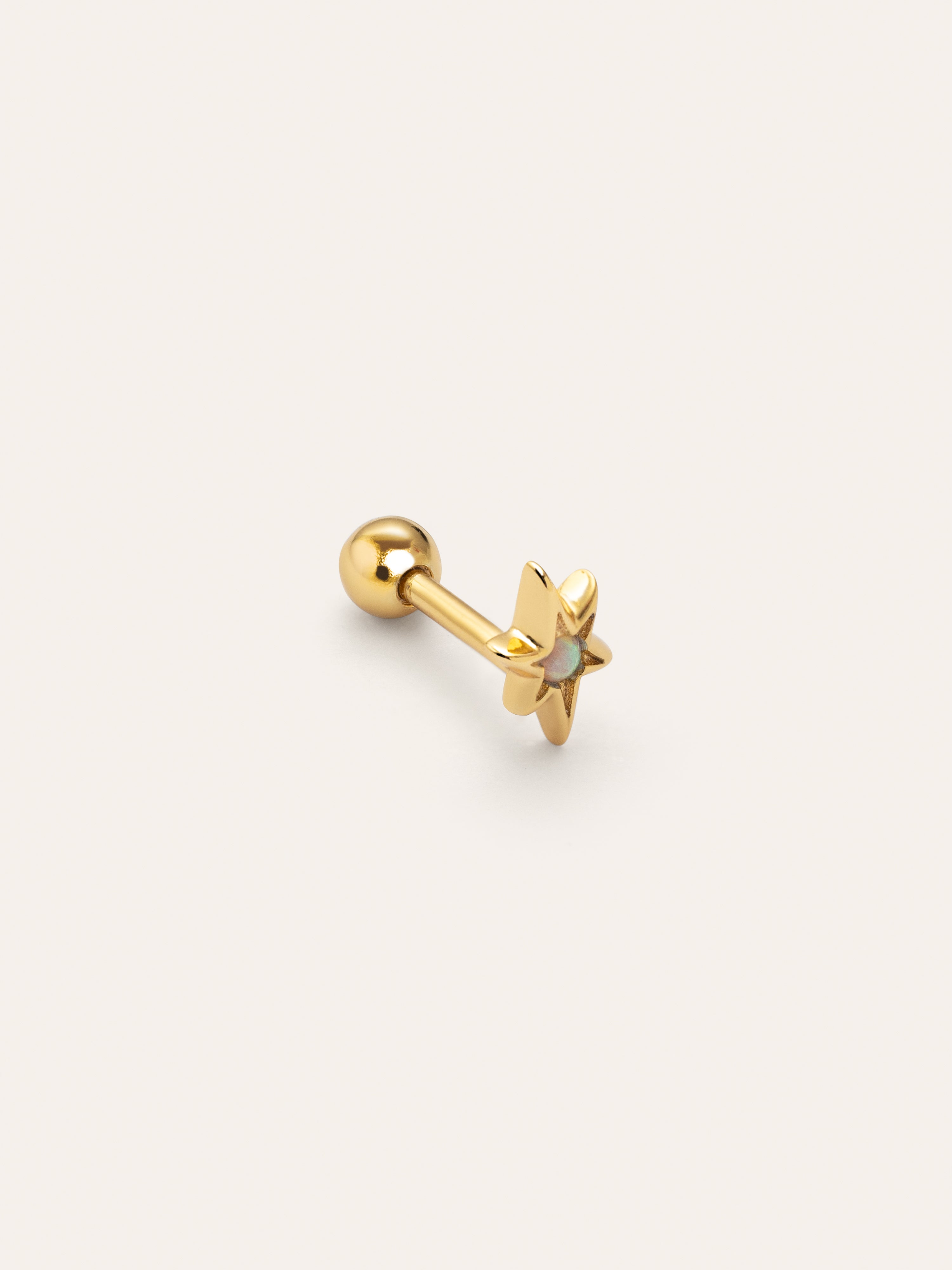 Polaris Gold Single Earring 