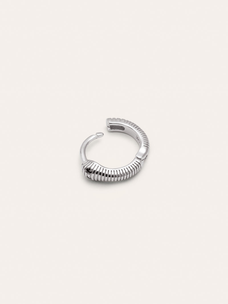 Pendiente Suelto Serpiente Plata