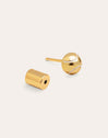 Tennis Gold Single Earring