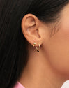 Tiny Star Single Gold-Plated Single Earring