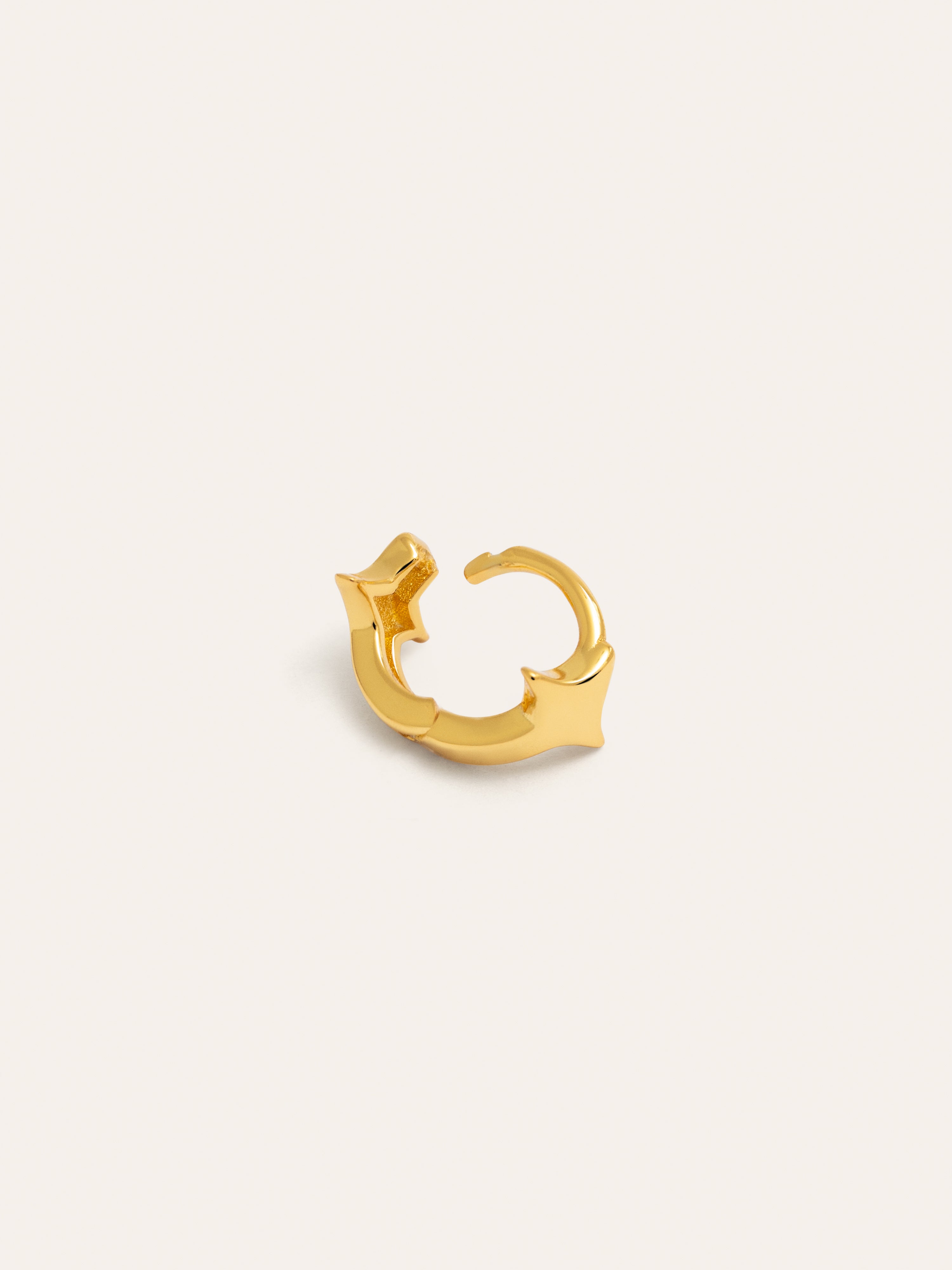 Tiny Star Single Gold-Plated Single Earring