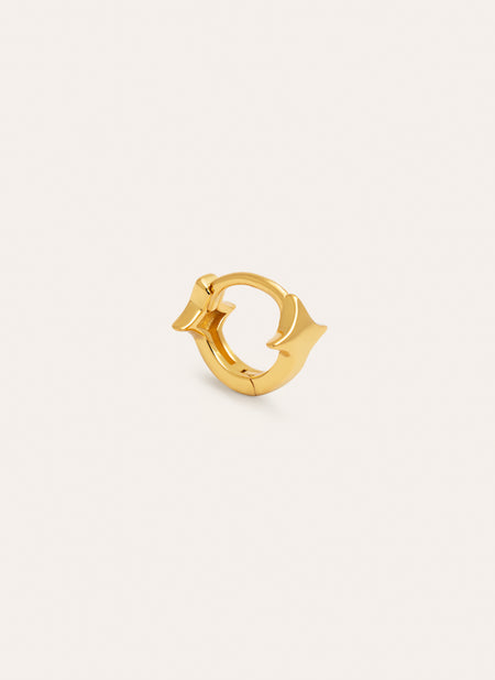 Tiny Star Single Gold-Plated Single Earring