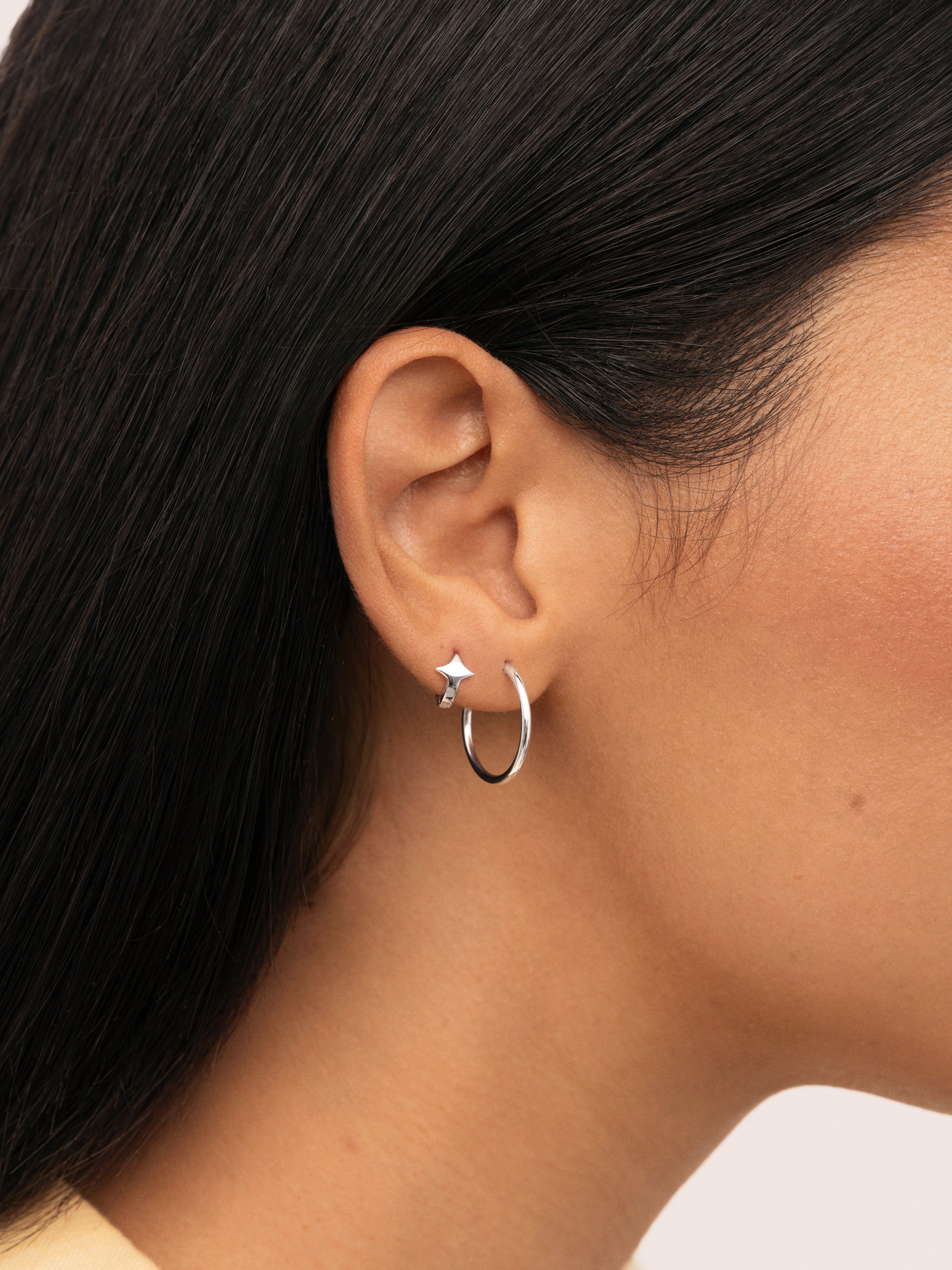 Pendiente Suelto Tiny Star Plata