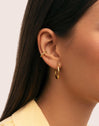 Pendiente Suelto Ear Cuff Tressia Plata Baño Oro
