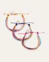 Pack 3 Pulseras Carla Rainbow Acero