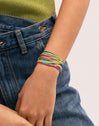 3er-Set Neon Rainbow Fruits Armbänder, Edelstahl