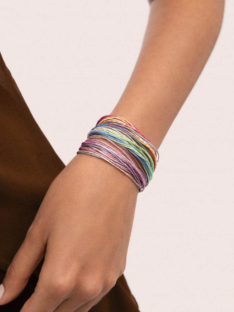 Set 3 Armbänder Sunset Spark aus Stahl