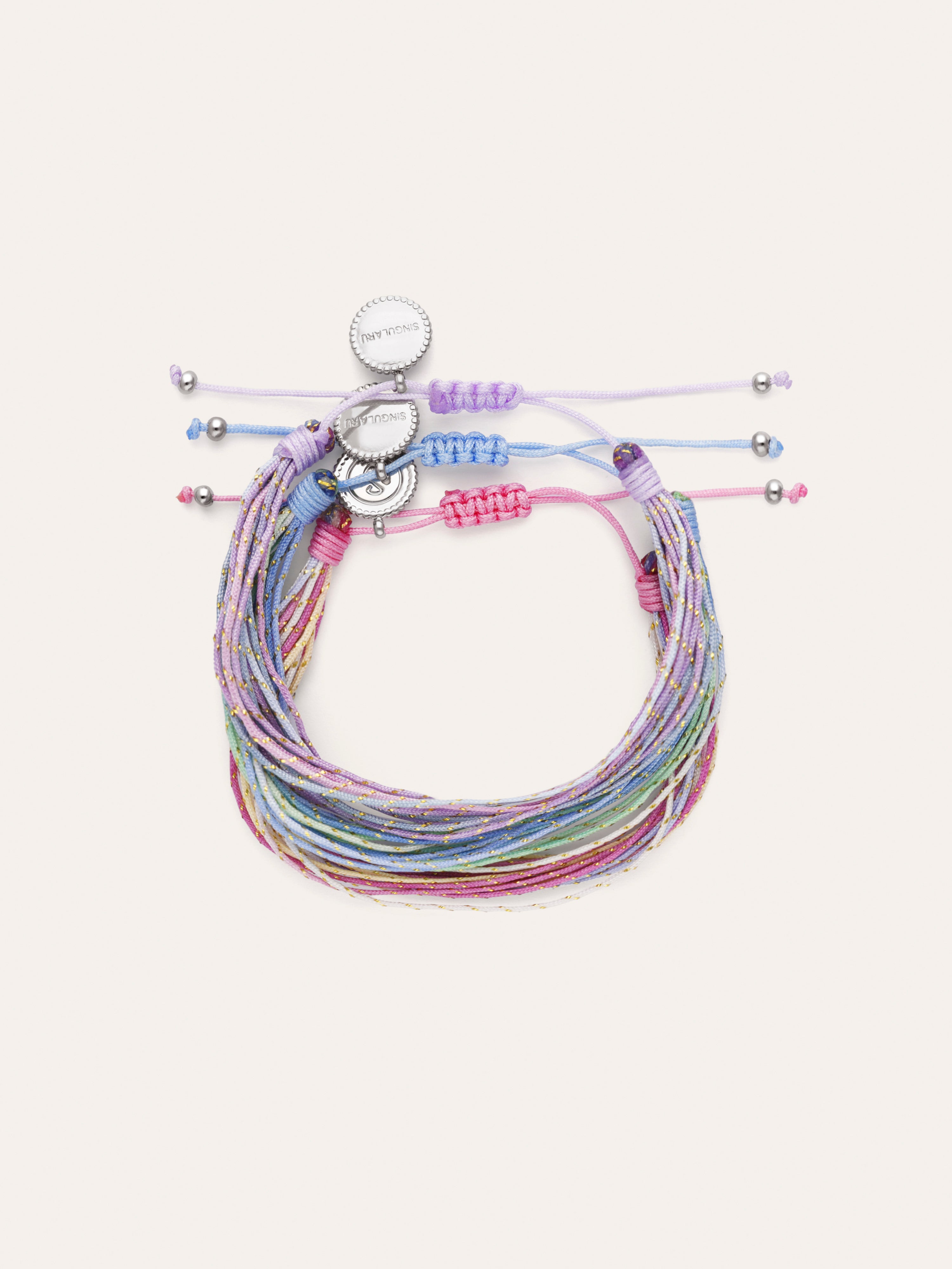 Set 3 Armbänder Sunset Spark aus Stahl