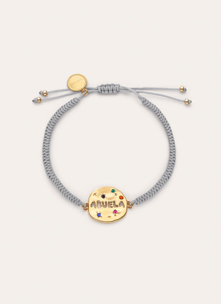 Pulseira Abuela Colors Banho de Ouro