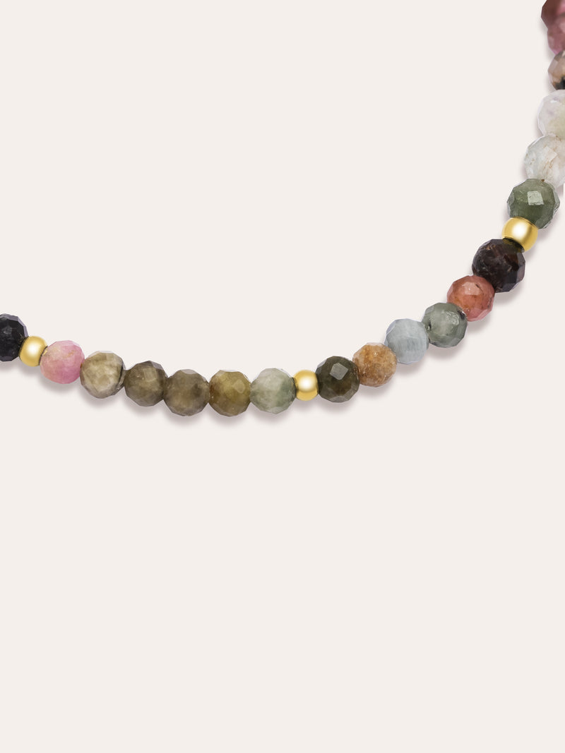 Bracelet Altea Dots Tourmaline Syra Acier Plaqué Or
