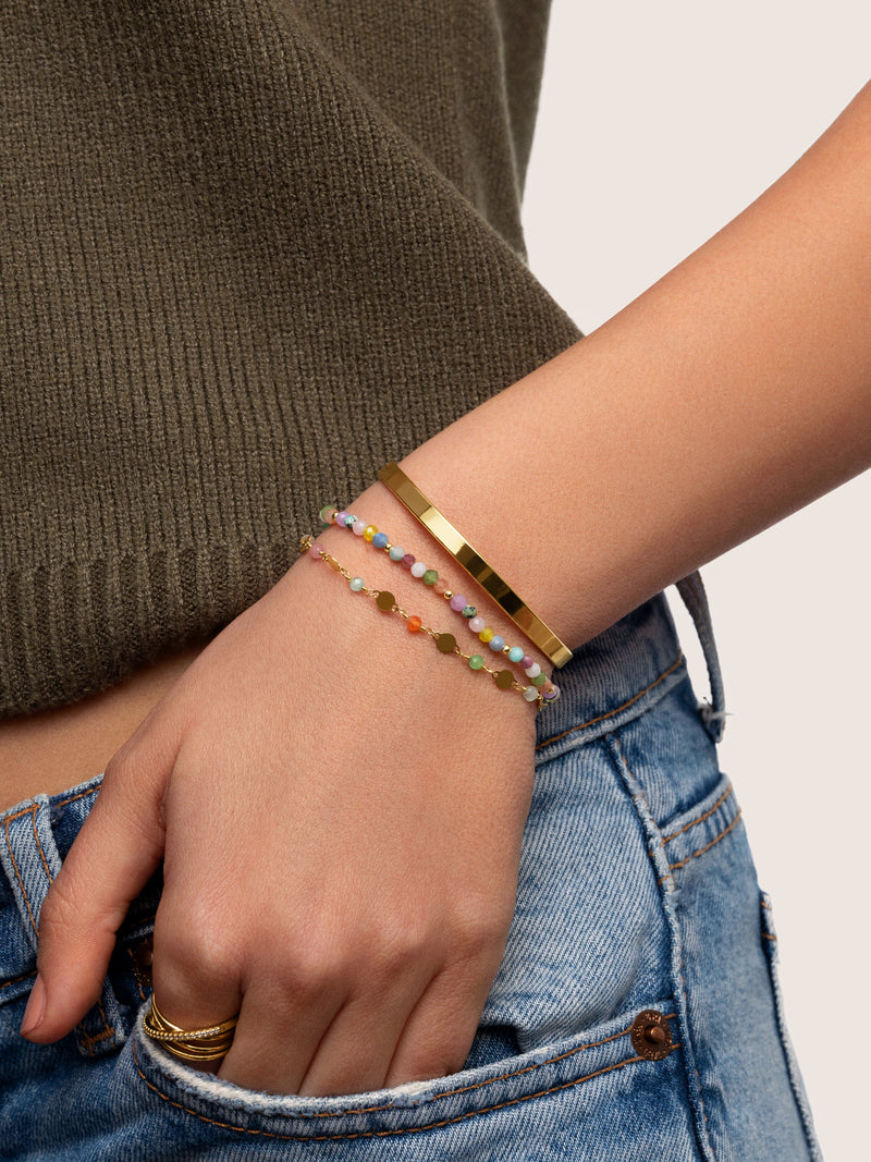 Altea Colors Armband, Edelstahl, vergoldet