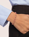Amulet Rodocrosita Stainless Steel Gold Bracelet