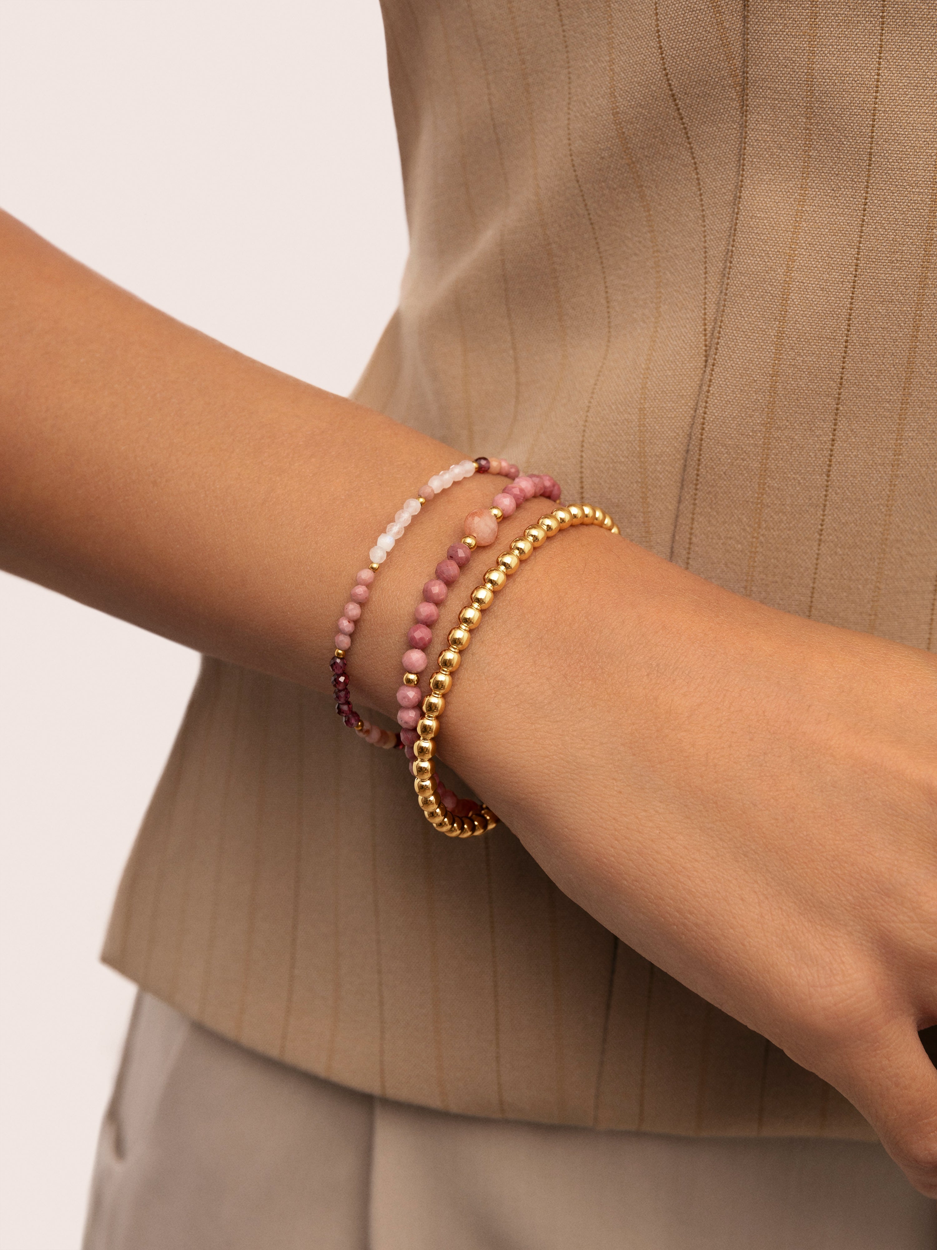 Brazalete Bomb Acero Baño Oro