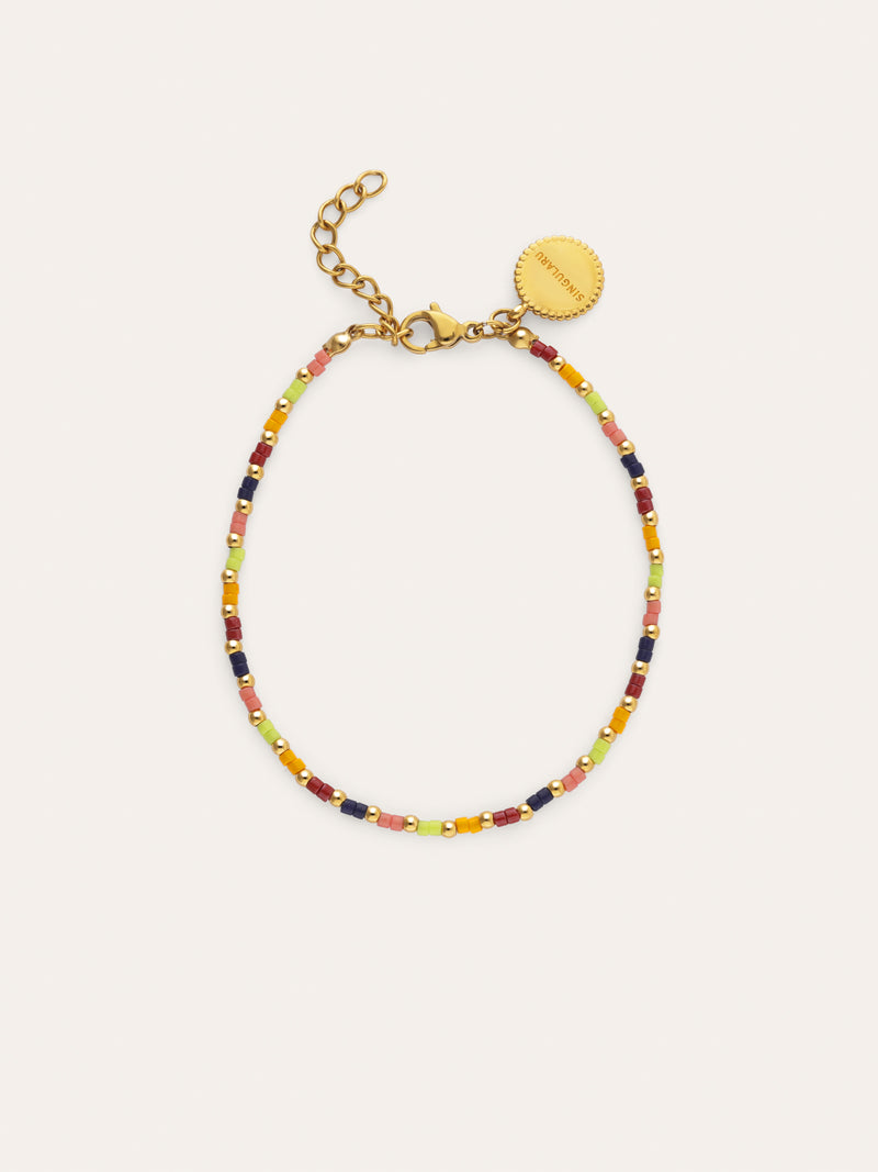 Bracelet Áura Colors Acier Plaqué Or