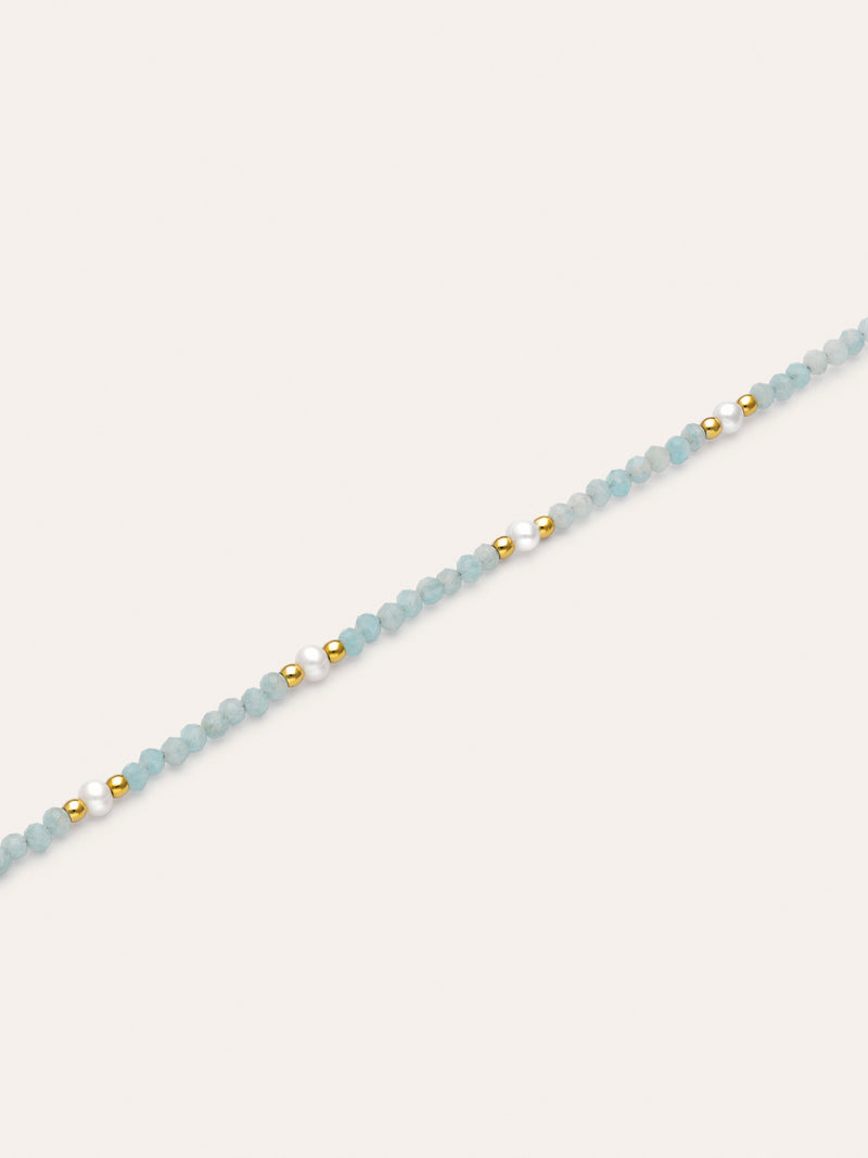 Bracelet Azulina Acier Plaqué Or