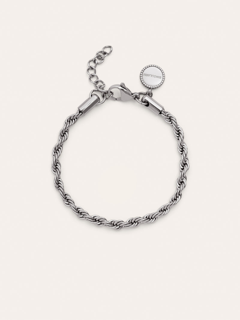 Big Cord Armband aus Stahl