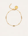 Pulsera Birthstone Baño Oro