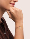 Pulsera Birthstone Baño Oro