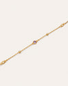 Pulsera Birthstone Baño Oro