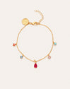 Bracelet Cascade Colors plaqué or