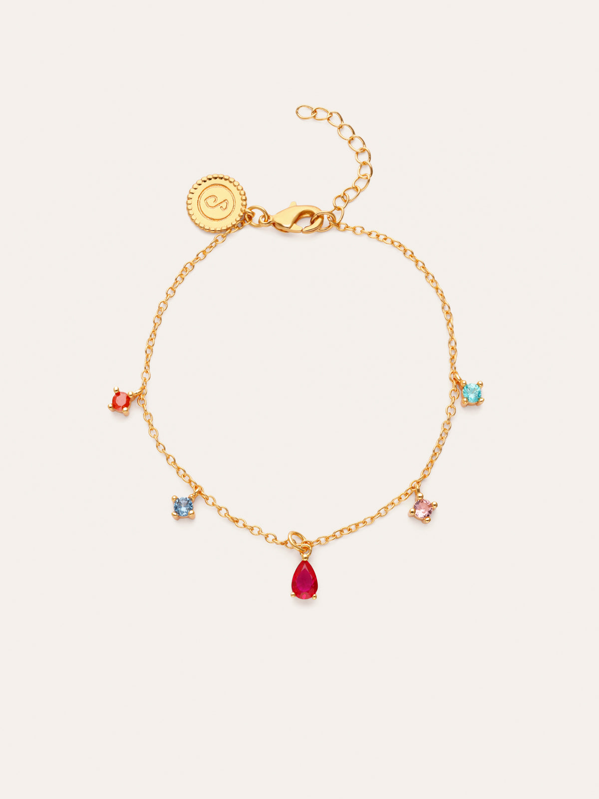 Bracelet Cascade Colors plaqué or