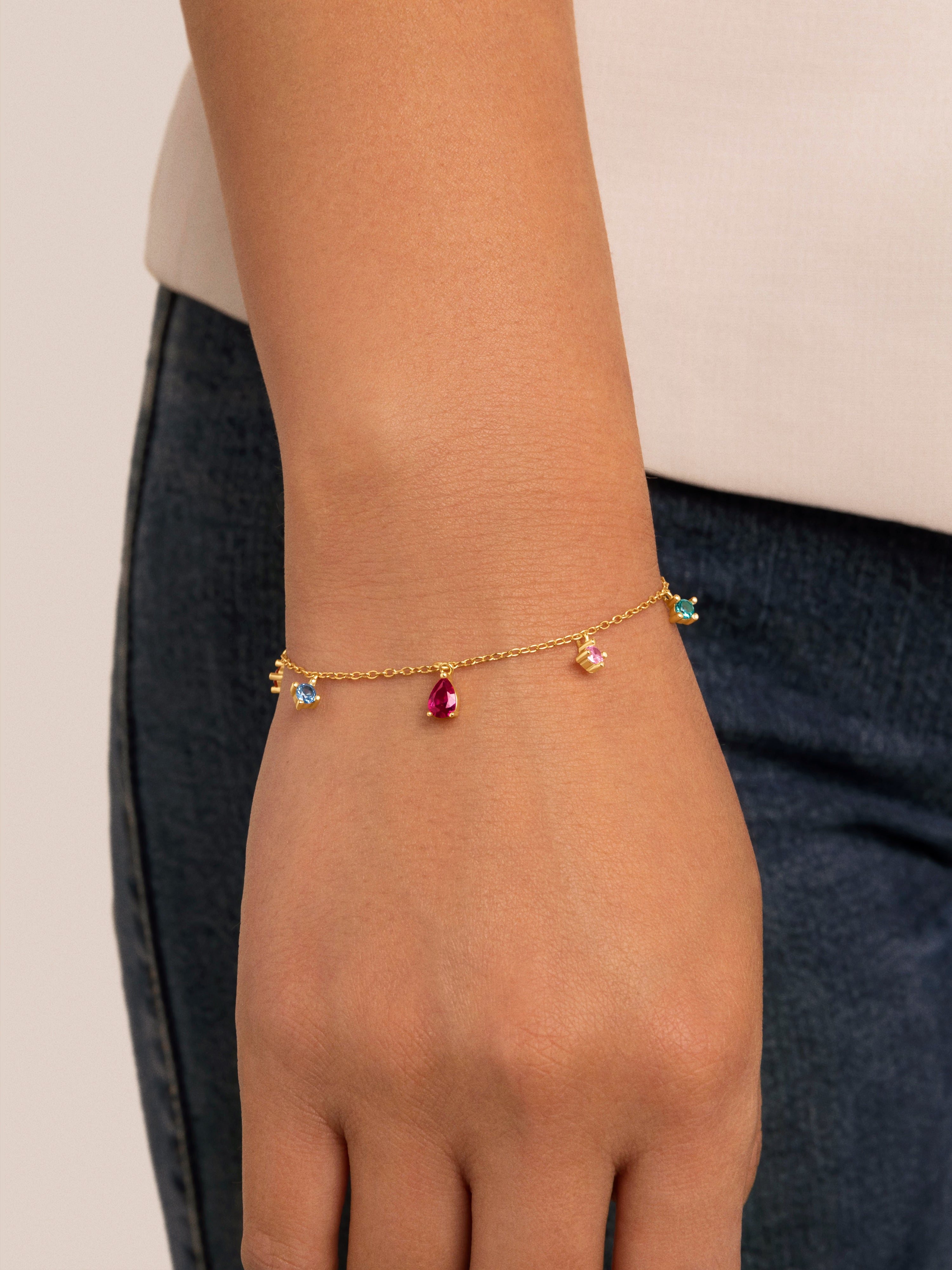 Cascade Colors Gold Bracelet 