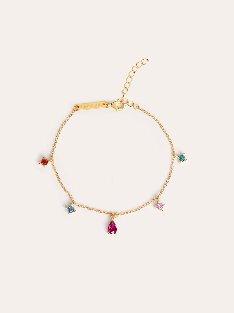 Cascade Colors Armband Silber, vergoldet