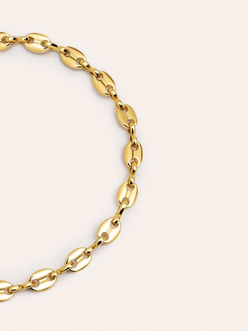 Calabrote Armband Edelstahl, vergoldet 