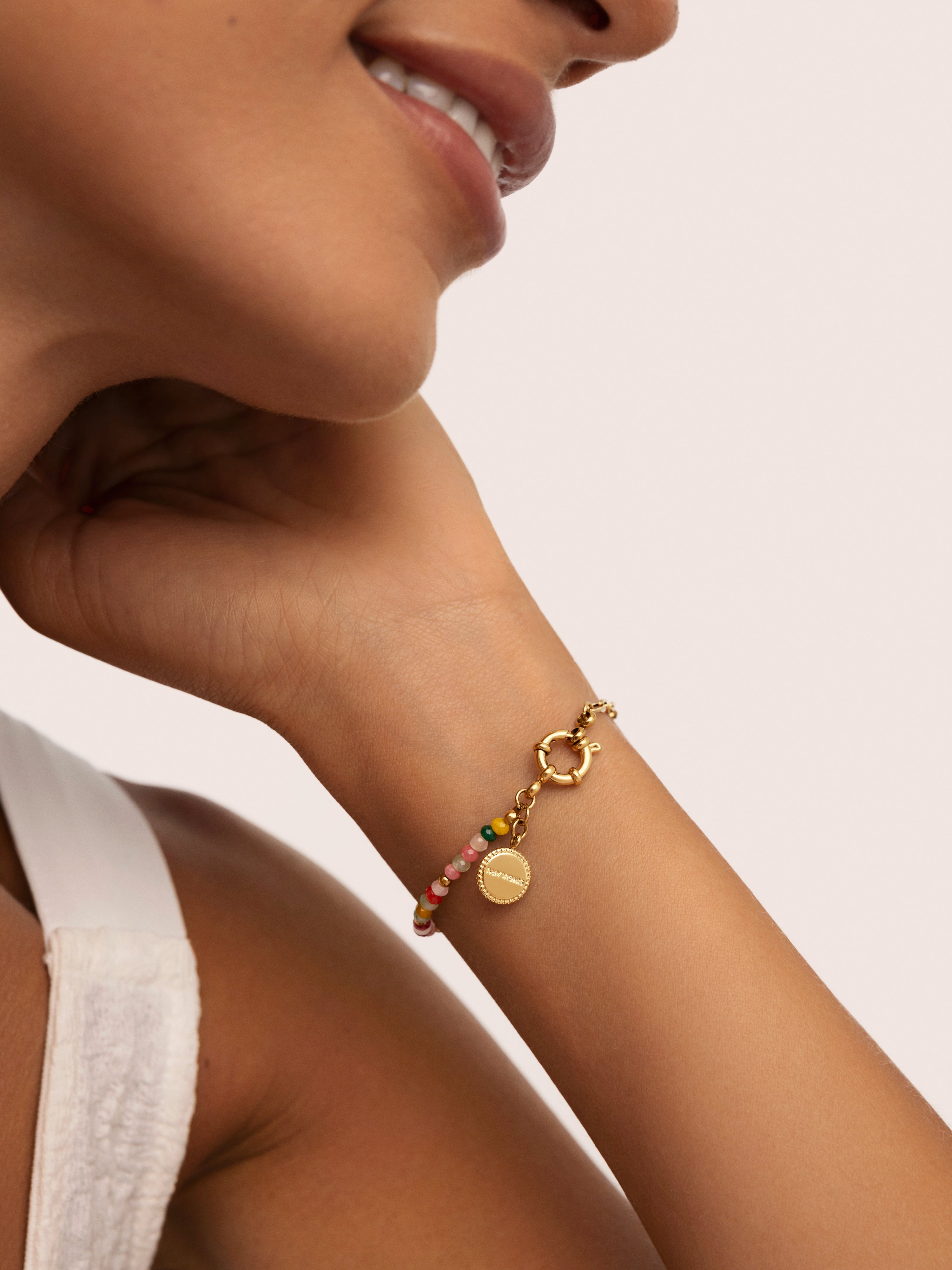 Chic Amalia Armband Edelstahl, vergoldet