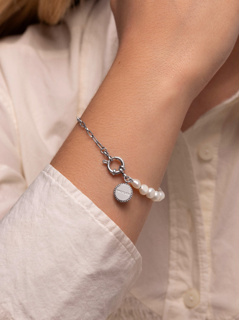 Pulseira Chic Pearl Aço