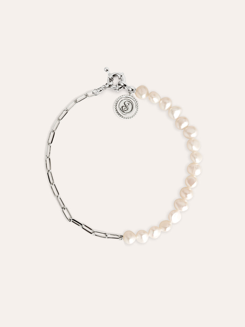 Pulseira Chic Pearl Aço
